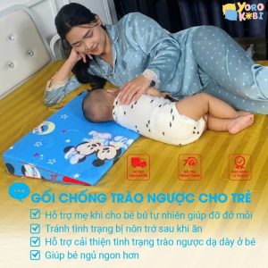 Gối chống trào ngược cho bé Yorokobi